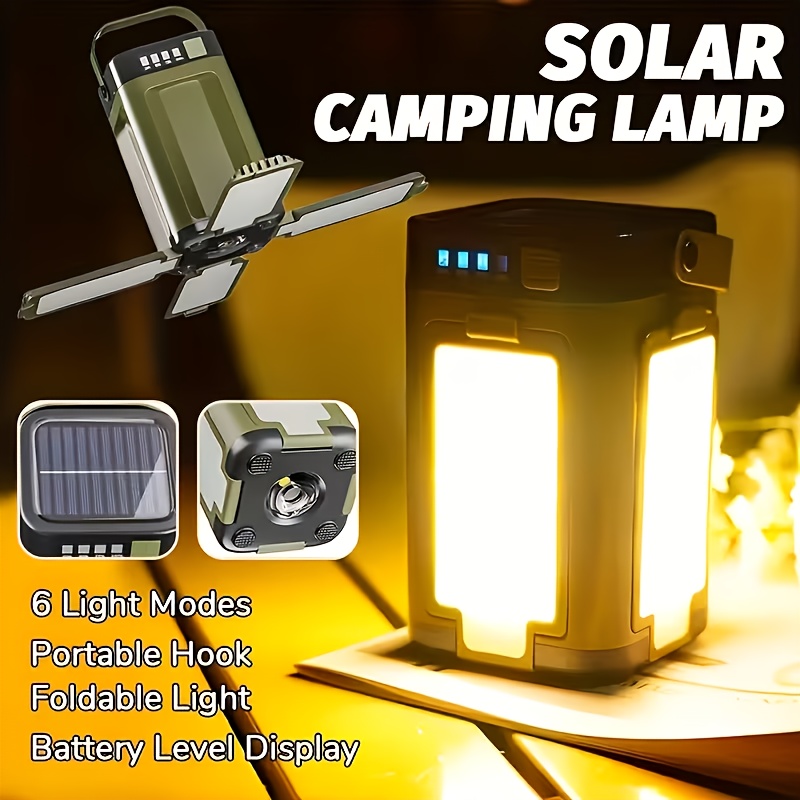 Outdoor Lighting Portable - مصباح تخييم خارجي يعمل بالطاقة الشمسية،