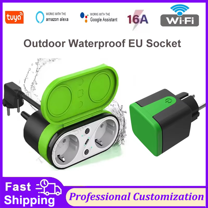Outdoor Lighting Timer - مقبس ذكي خارجي واي فاي من