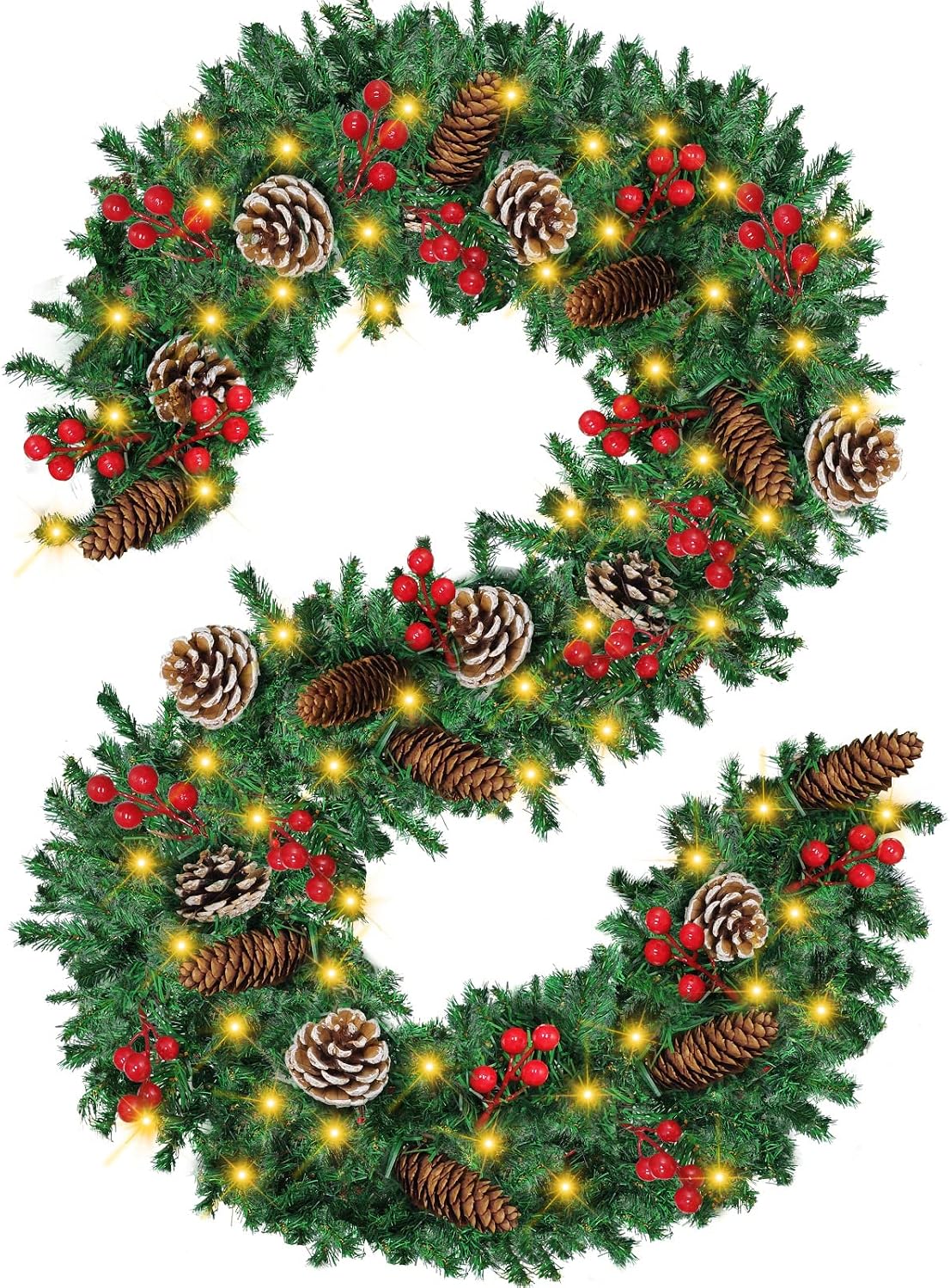 Outdoor Lighting Xmas - زينة عيد الميلاد المضيئة بطول 12