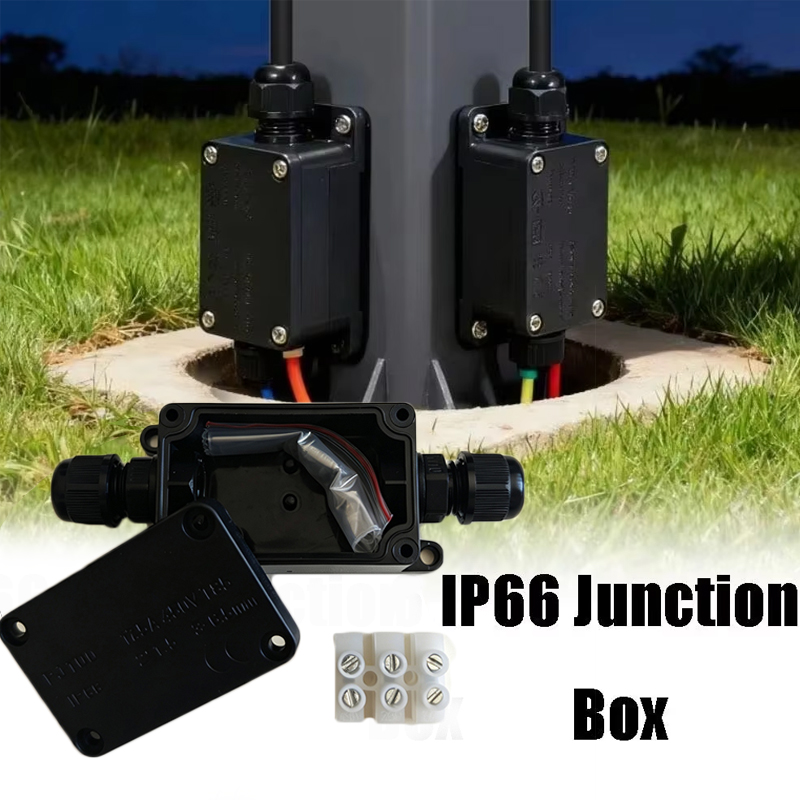 Outdoor Lighting Connectors - صندوق توصيل كهربائي خارجي مقاوم للماء