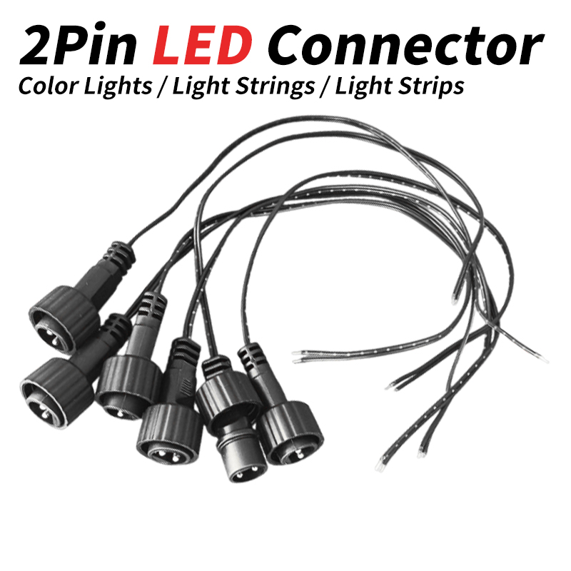 Outdoor Lighting Connectors - موصل LED ثنائي السن مع سلك
