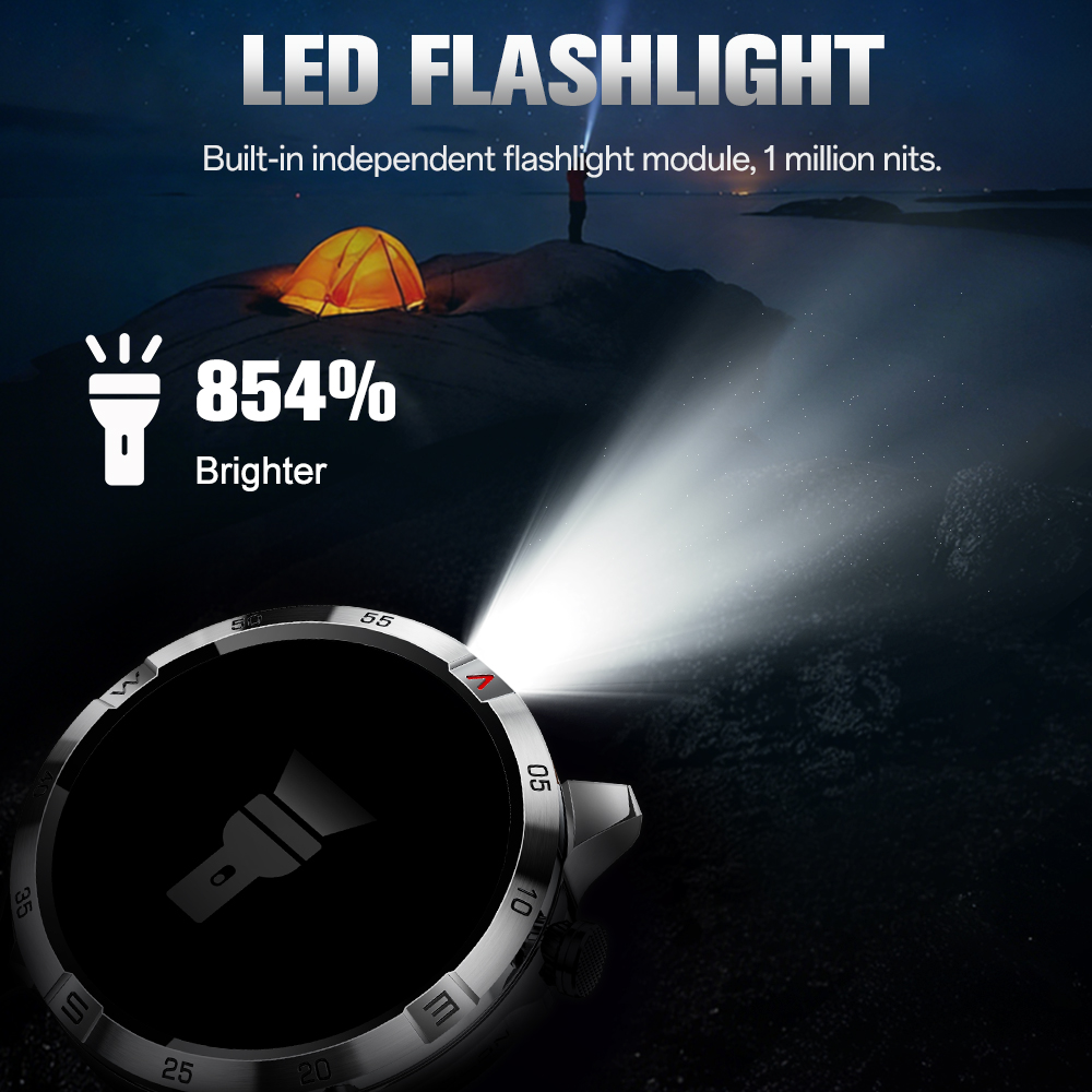 ساعة ألون GT6 PRO العسكرية الذ - مراجعة Outdoor Lighting Japanese وسعره