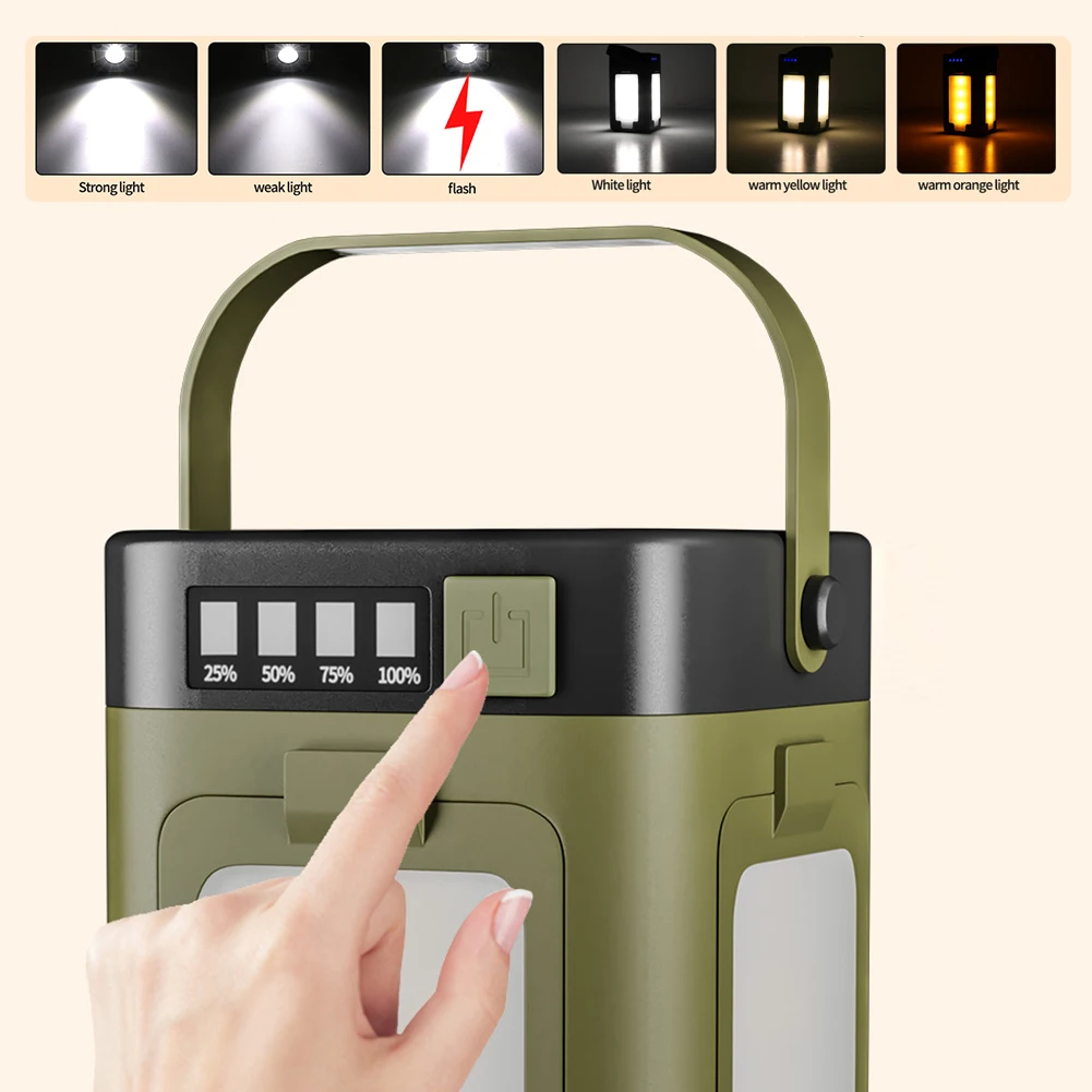 مصباح تخييم خارجي يعمل بالطاقة - مراجعة Outdoor Lighting Portable وسعره