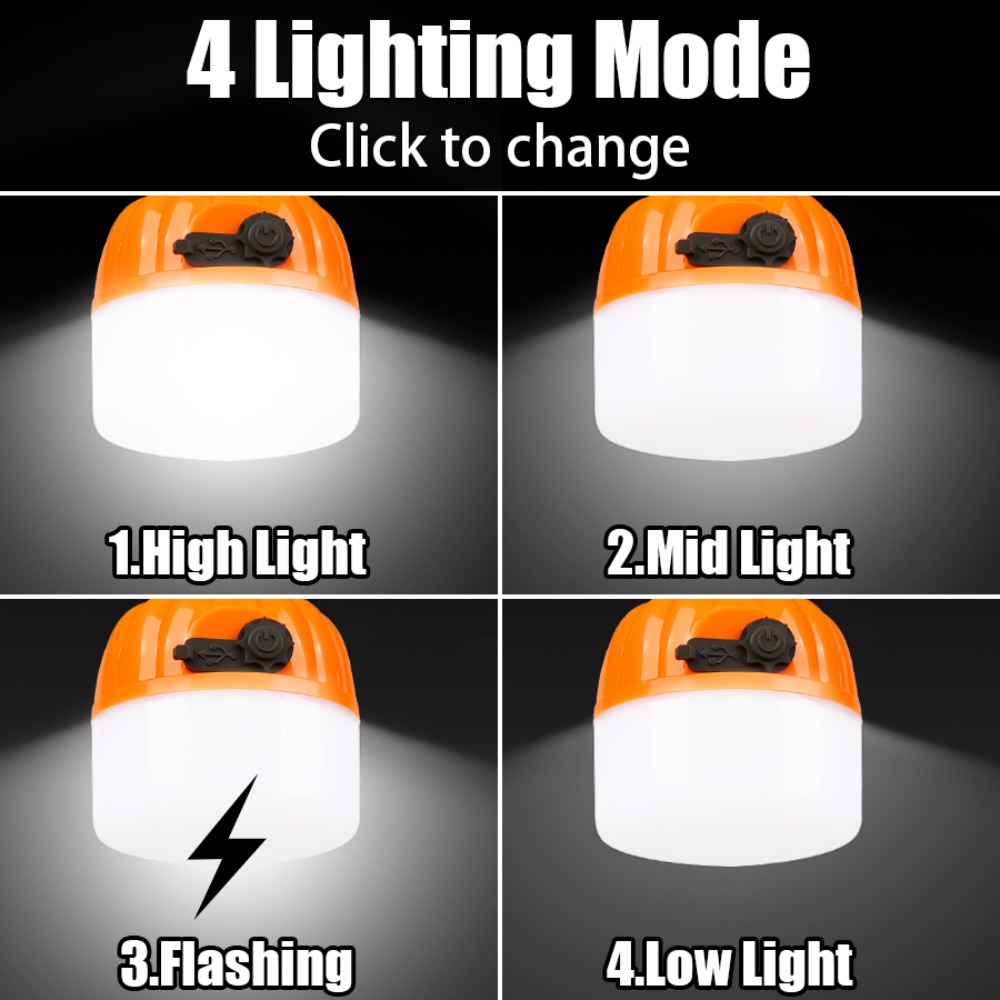 مصباح تخييم محمول صغير مع 4 أو - مراجعة Outdoor Lighting Portable وسعره
