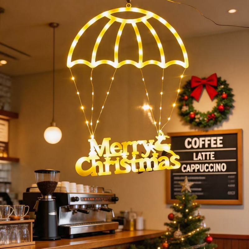 أضواء سلسلة LED على شكل مظلة س - مراجعة Outdoor Lighting Xmas وسعره