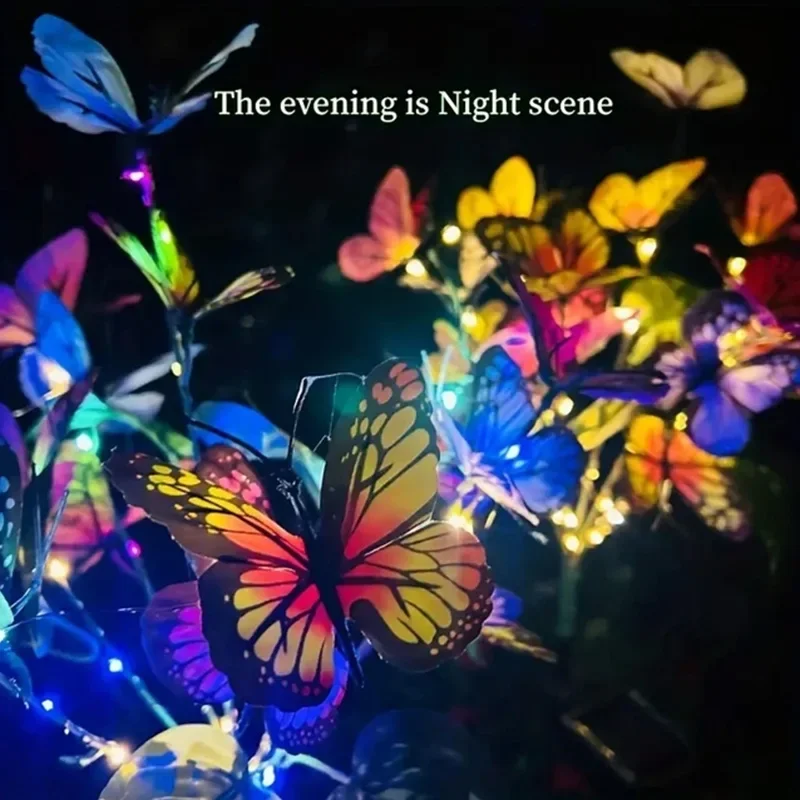 أضواء حديقة الفراشة LED بالطاق - مراجعة Outdoor Lighting Xmas وسعره