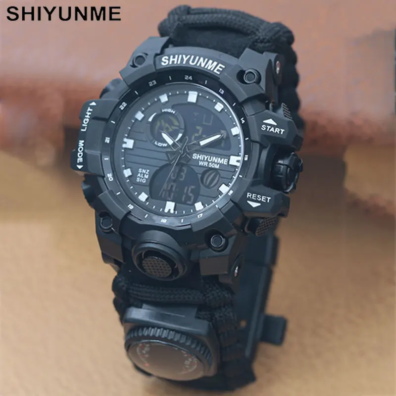 SHIYUNME الرجال G نمط العسكرية - مراجعة Outdoor Lighting Timer وسعره