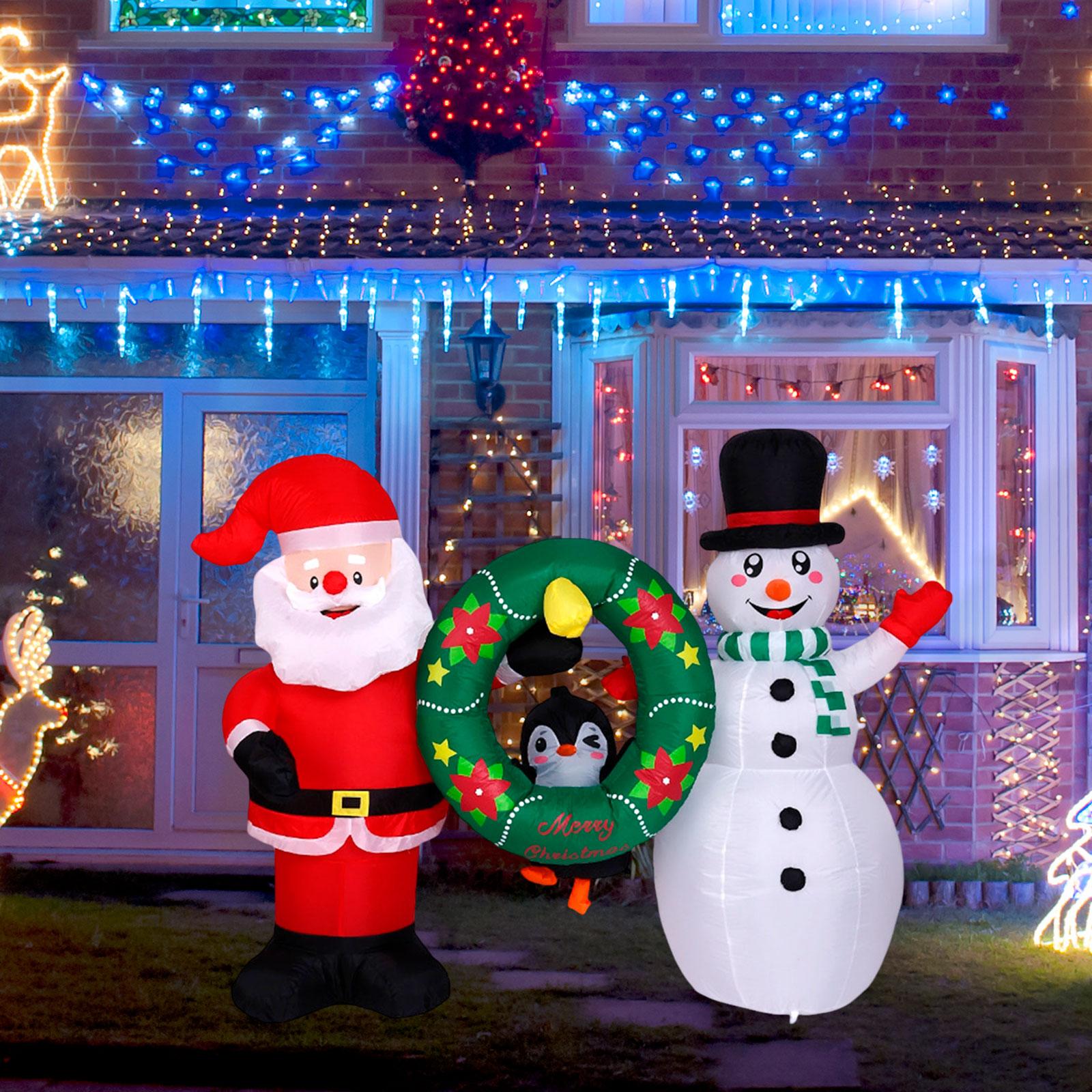 زينة عيد الميلاد المطاطية، في  - مراجعة Outdoor Lighting Xmas وسعره