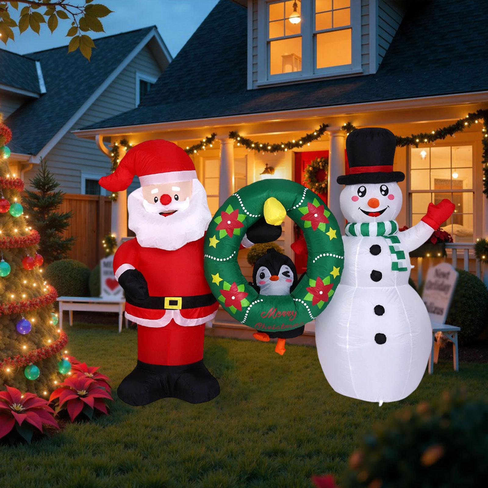 زينة عيد الميلاد المطاطية، في  - مراجعة Outdoor Lighting Xmas وسعره