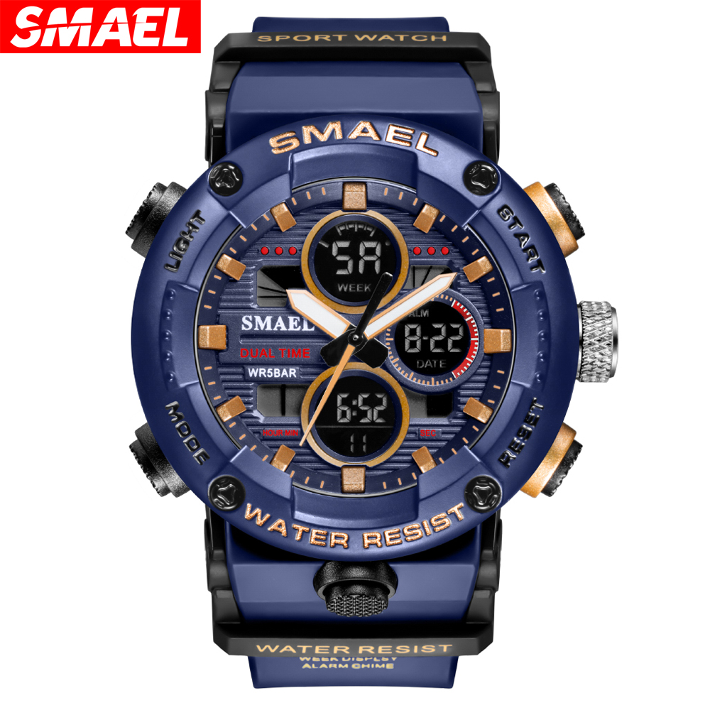 SMAEL-ساعة رياضية للرجال في ال - مراجعة Outdoor Lighting Timer وسعره