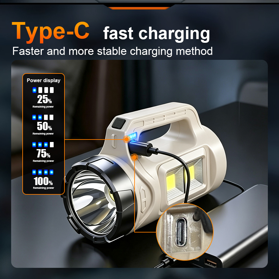 مصباح LED محمول متعدد المشاهد  - مراجعة Fire Torch Solar وسعره