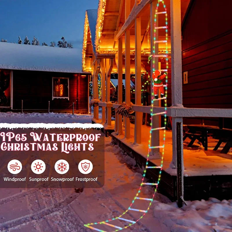 أضواء عيد الميلاد LED، سلسلة إ - مراجعة Outdoor Lighting Xmas وسعره