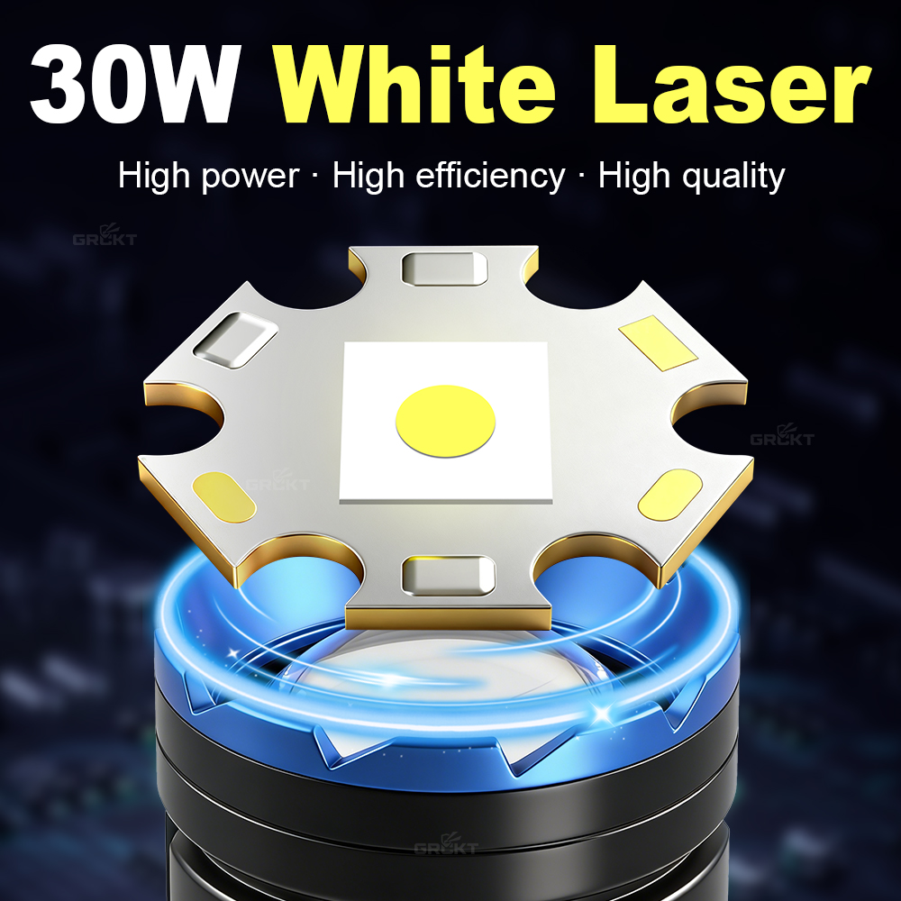 مصباح يدوي أبيض لليزر للتخييم، - مراجعة Outdoor Lighting Battery Powered وسعره