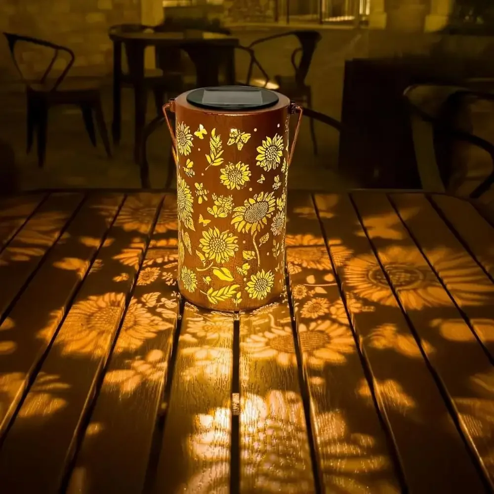 إضاءة زهرة عباد الشمس وتأثير ا - مراجعة Outdoor Lighting Portable وسعره