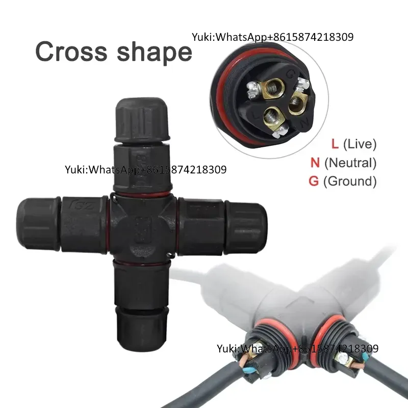 موصل كهربائي مقاوم للماء IP68  - مراجعة Outdoor Lighting Connectors وسعره