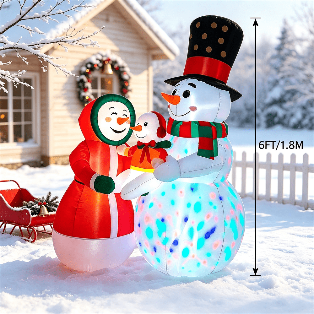 نموذج رجل الثلج القابل للنفخ ل - مراجعة Outdoor Lighting Xmas وسعره