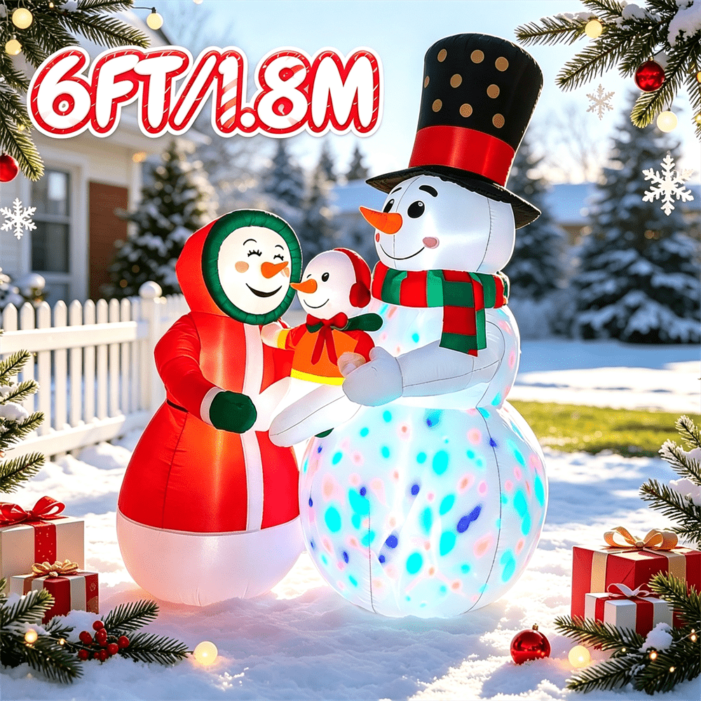 نموذج رجل الثلج القابل للنفخ ل - مراجعة Outdoor Lighting Xmas وسعره