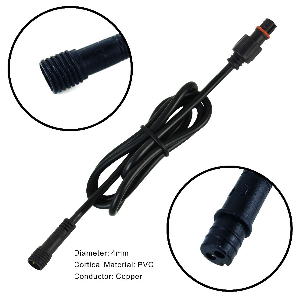 2pin تيار مستمر LED كابل 1 متر - مراجعة Outdoor Lighting Connectors وسعره