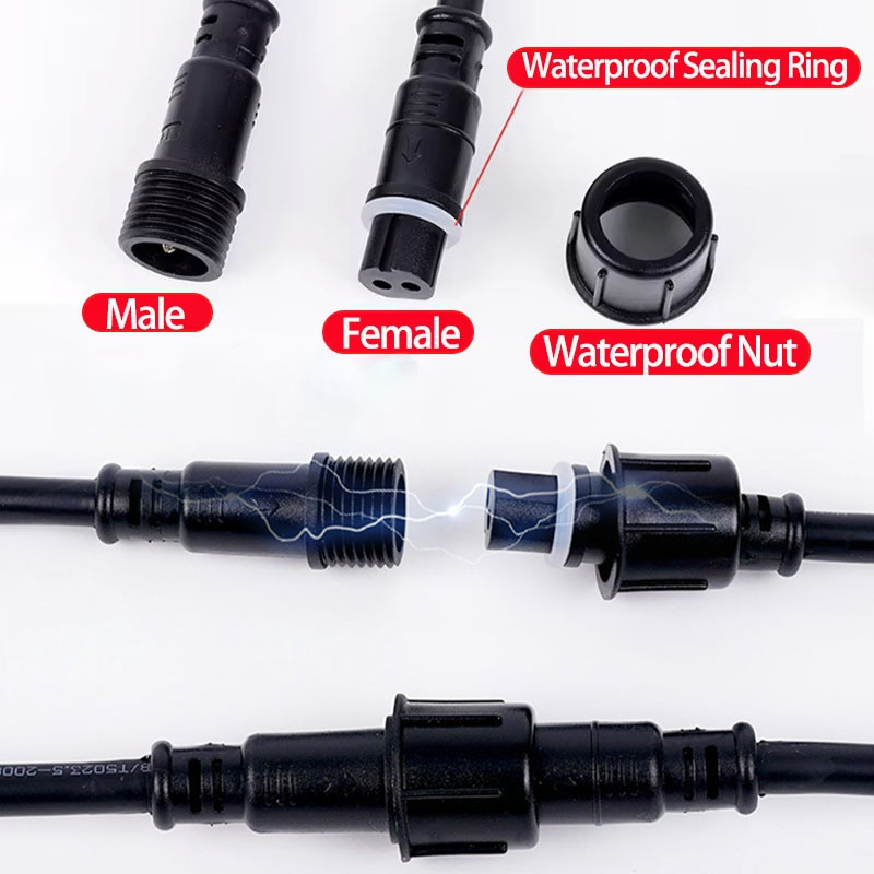 مجموعة موصلات أسلاك مقاومة للم - مراجعة Outdoor Lighting Connectors وسعره