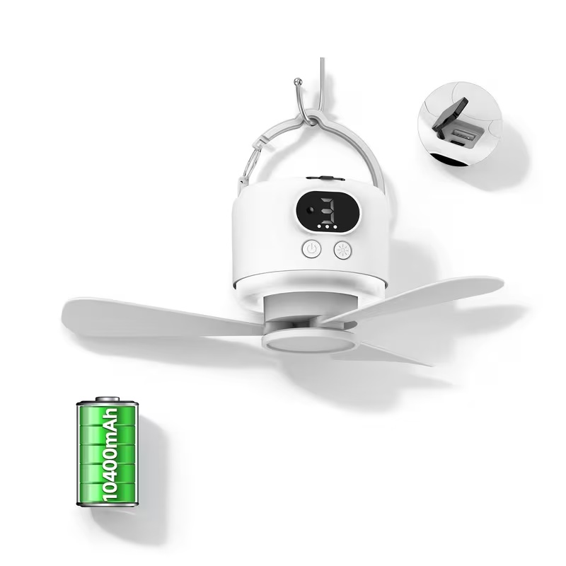 مروحة سقف محمولة قابلة للشحن ب - مراجعة Outdoor Lighting Timer وسعره